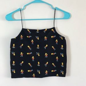 “Bart Simpson” Crop top
